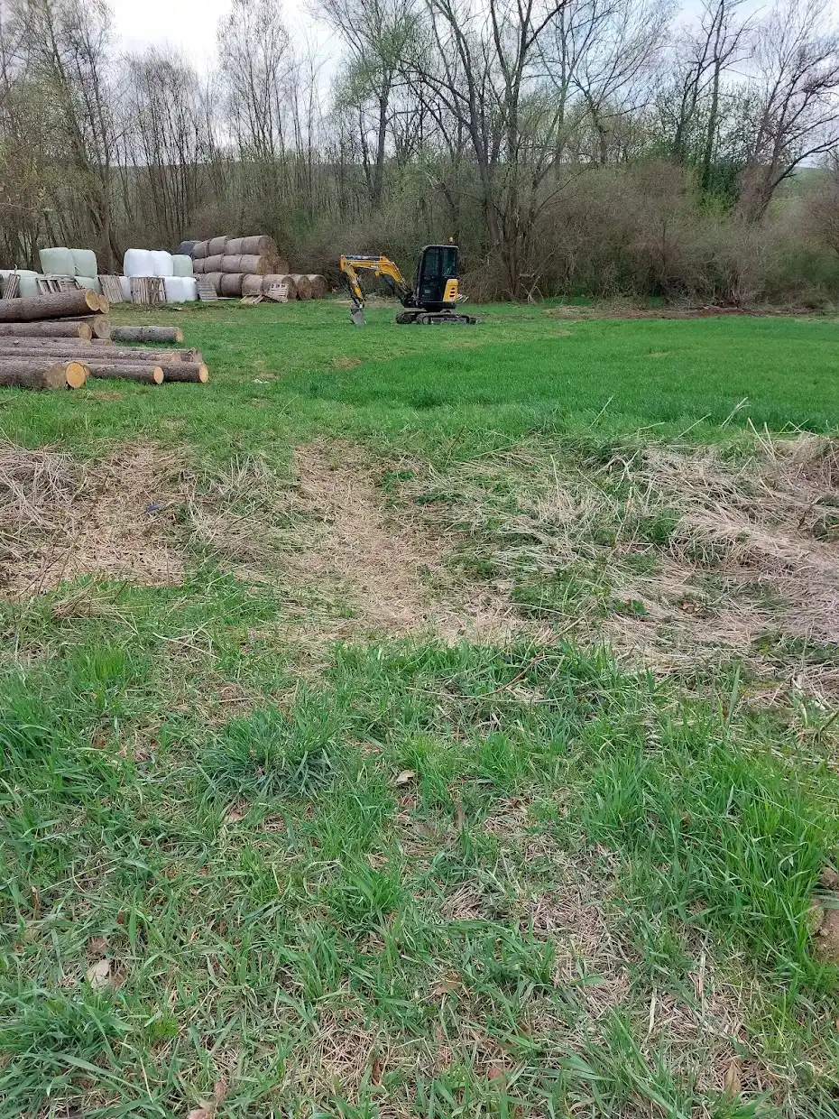 Práca s bagrom